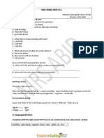 Devoir de Contrôle N°1 - Anglais - 9ème (2010-2011) Mrs Sawsen Abid