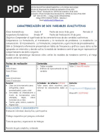 Guia 4 Estadistica Tablas Cruzadas, Variables Cualitativas