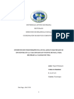 Informe de Servicio Comunitario. Raquel Henriquez1