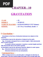 Chapter - 10: Gravitation