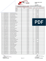 KWUST Bachelors Degree Placement List