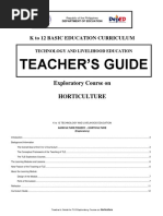 Horticulture Teachers Guide