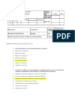 Examen Primer Parcial Procesal Civil 2