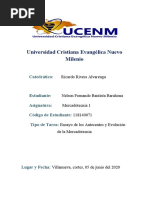 Ensayo de La Antecedentes y Evolucion de La Mercadotecnia - Nelson Bautista 118140071