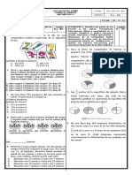 Examen de Admision para Los Grados Cuartos y Quintos