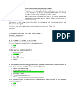 Survey On The Implementation of Flexible Learning Strategies (FLS)