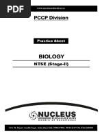 Biology NTSE Stage 2 PDF