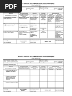 Teacher'S Individual Plan For Professional Development (Ippd)