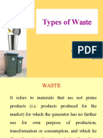 Types of Waste: - Smruthy Jacob Bims