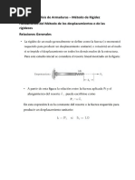 Matriz de Rigidez de Un Elemento Biarticulado en 2D