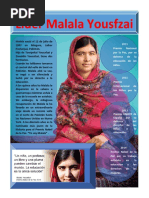 Afiche Malala Yousafzai