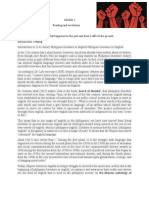 Reading and Revolution Objectives: To Give Knowledge About What Happened in The Past and How It Affects The Present. Introduction: Reading