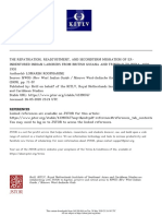 The Repatriation, Readjustment, and Secondterm Migration of Exindentured Indian Laborers From British Guiana and Trinidad To India