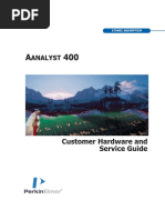 09931150A AAnalyst 400 Customer Hardware and Service Guide