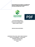 Destilacion Por Arrastre A Vapor de Limoncillo y Palmarosa