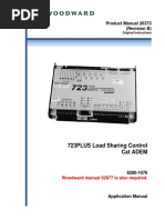 723PLUS Load Sharing Control Cat Adem: Product Manual 26373 (Revision B)