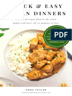 Nora (2019) Quick and Easy Vegan Family Dinners EBOOK