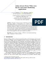 A Demonstration of Low Power Wide Area Networking For City-Scale Monitoring Applications