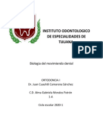 Biologia Del Movimiento Dental