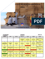 Calendario Liturgico Tradicional 2020 Una Voce Sevilla 2 PDF