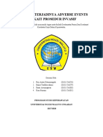 Makalah PENYEBAB TERJADINYA ADVERSE EVENTS TERKAIT PROSEDUR INVASIF