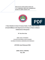 DETERMINANTS OF JOB SATISFACTION in A.A. Yesu Girma