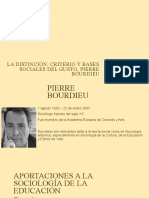 La Distinción, Pierre Bourdieu