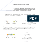 Ejercicios Resueltos Ley de Coulomb