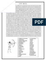 Diario de Historia 2do. Crucigrama Los Mayas