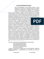 Acta de Intervencion Policial