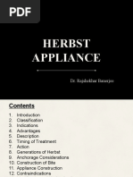 Herbst Appliance: Dr. Rajshekhar Banerjee