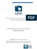 Violencia Patriarcal y Estructura Social Paraguaya