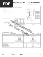 Semiconductor KRA101M KRA106M: Technical Data