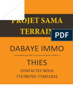 Projet Sama Terrain