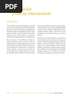 Innovación y Cocina Internacional