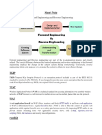 Short Note: Difference Between Forward Engineering and Reverse Engineering