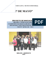 Proyecto de Capacitacion Docente en Competencia Digital