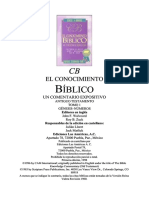 1 El Conocimiento Biblico Un Comentario Expositivo Tomo 1 Genesispdf PDF