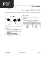 STPS10L25: Low Drop Power Schottky Rectifier