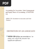 Accounting For Associates, Joint Arrangement and Equity