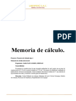 Memoria Calculo Estructural