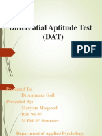 Differential Aptitude Test 