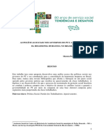 As Políticas Sociais Nos Governos Do PT E A Consolidação Da Hegemonia Burguesa No Brasil