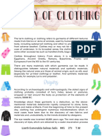 History of Clothing PDF