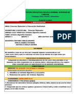 Formato Plan de Clase Ciencias Naturales