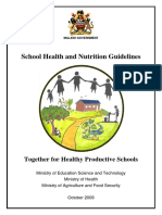 School Health and Nutrition Guidelines by GoM 20091