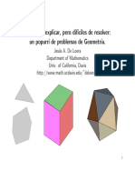 Problemas de Geometría Politopos - de Loera