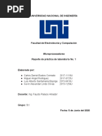 Reporte de Laboratorio Microprocesador 8086 PDF