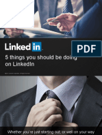 LINKEDIN - 5 THINGS (You Should Be Doing) (For Your Personal Brand) ON LINKEDIN by Linkedin S AV PDF