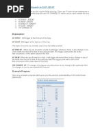 Control Break Statements in SAP ABAP